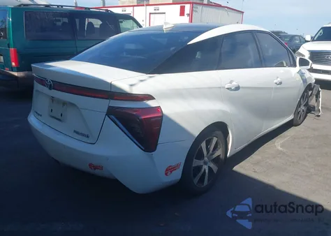 2018 Toyota Mirai из США, поврежденный, VIN JTDBVRBD3JA004652